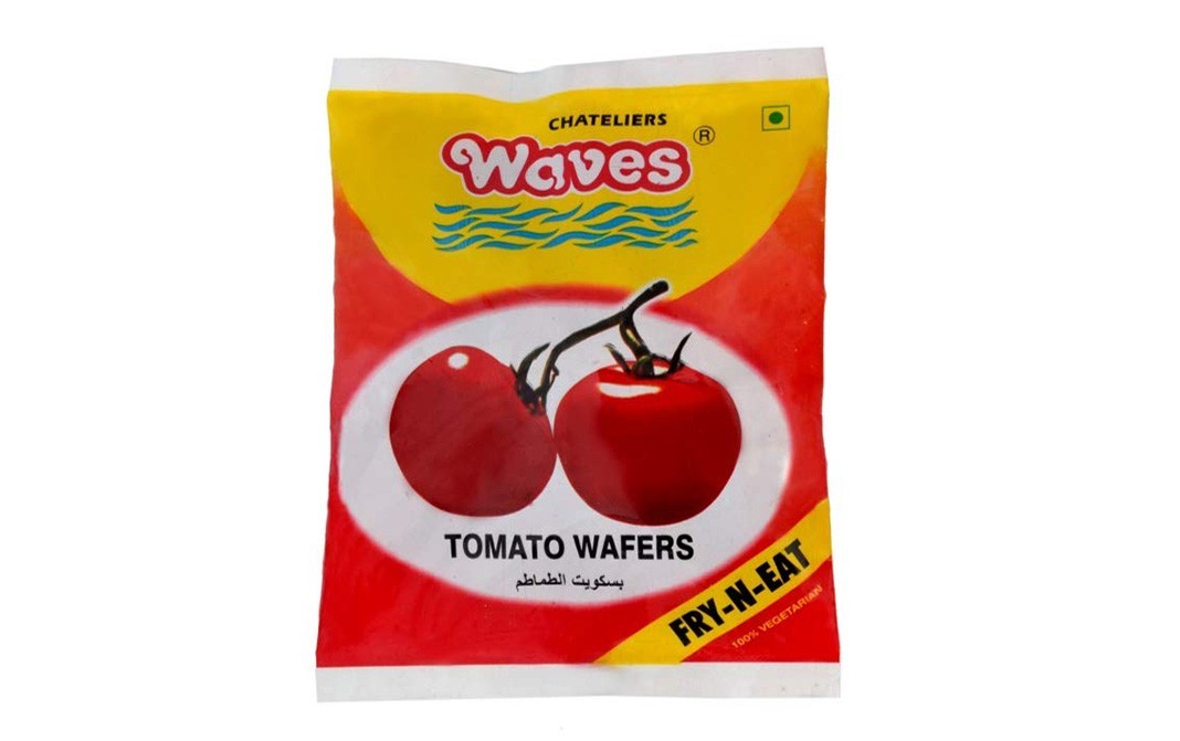 Chateliers Waves Tomato Wafers    Pack  100 grams